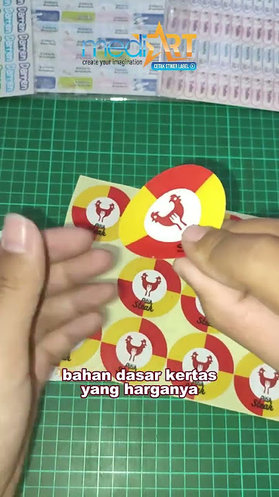 Bagus mana stiker vinil dan stiker chromo??? #cuttingstiker #printing #sticker