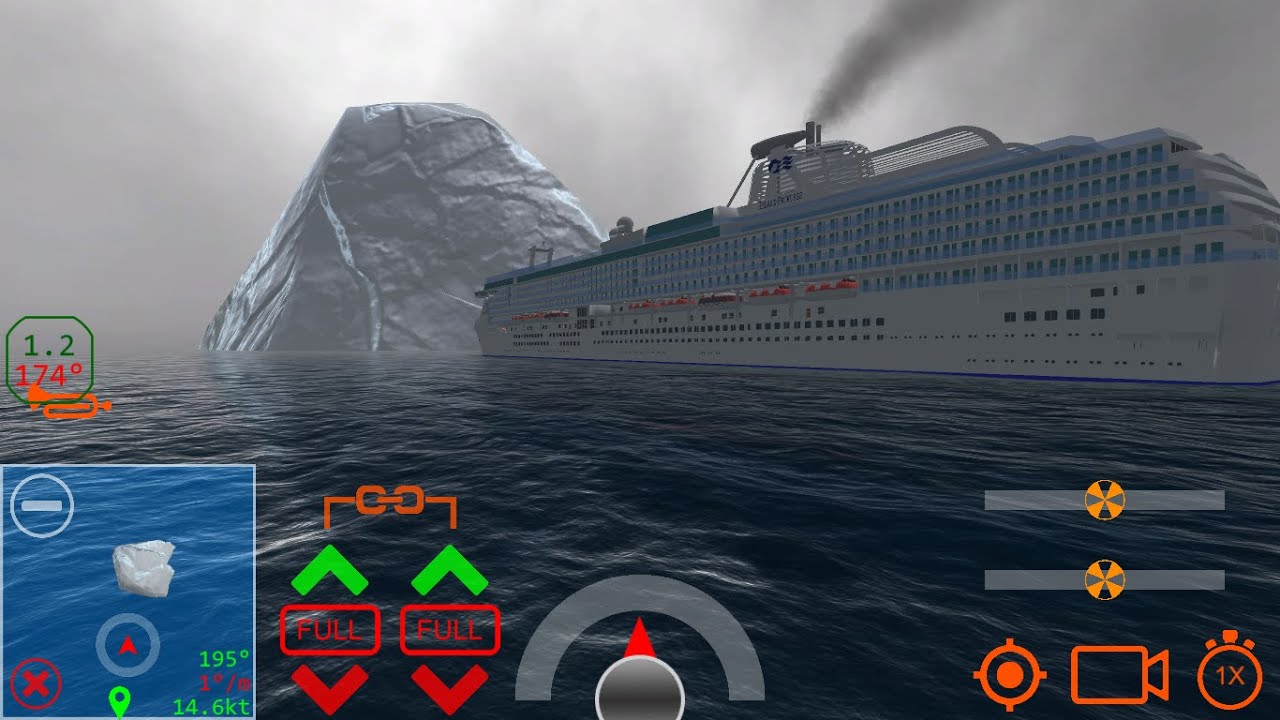 Cruise Ship Hit Iceberg Ship Handling Simulator Ship Mooring 3d Youtube
