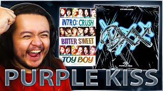 PURPLE KISS - ‘Intro : Crush’ & ‘BITTER SWEET’ & ‘Toy Boy’ | REACTION