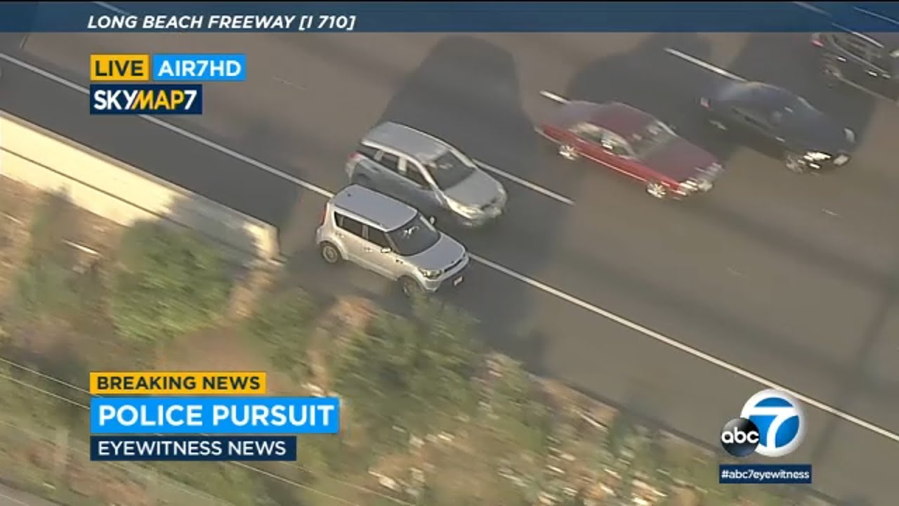 Authorities chasing vehicle on SoCal freeway