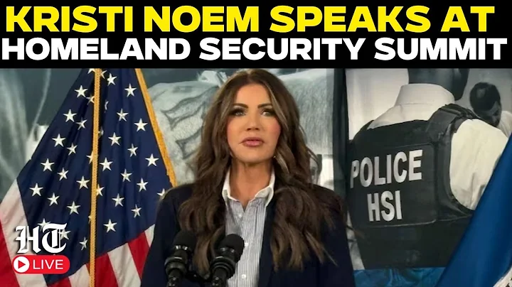 Kristi Noem Live | DHS Chief Noem’s Explosive Address at Homeland Security Summit 2025 | ICE | Trump