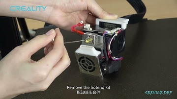 Service tutorial CR - 10 Smart Pro the hotend kit replacement