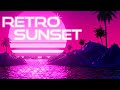 Retro sunset   vaporwave remix   synthwave music