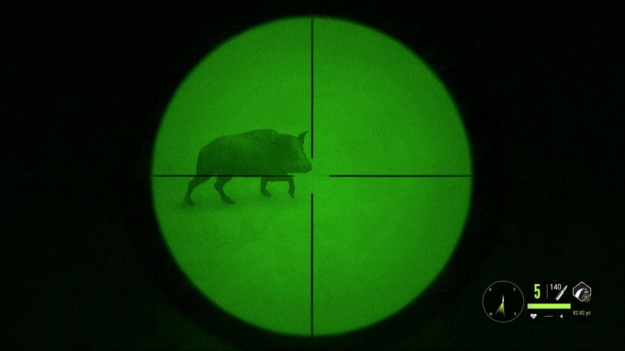 Thehunter Call Of The Wild Night Vision Wild Boar Hunting 2020 1440p