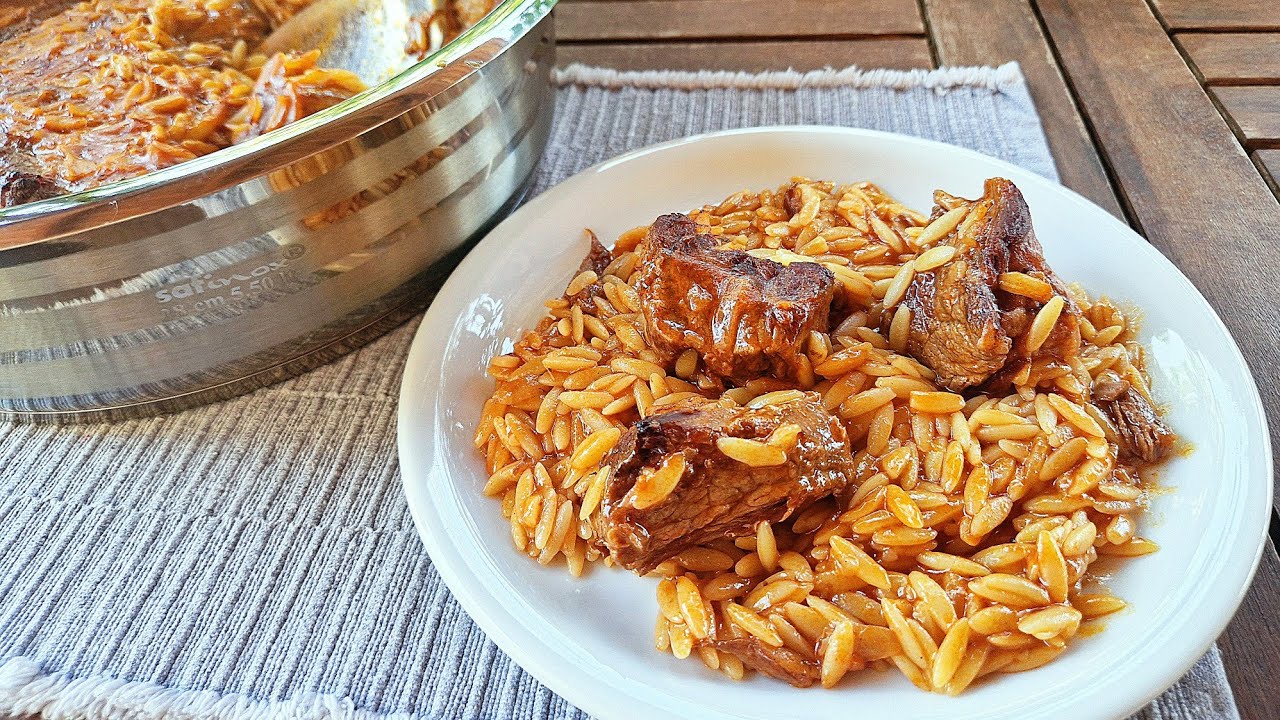 Μοσχαράκι με κριθαράκι στο φούρνο | Γεύσεις της γιαγιάς | Taste It 