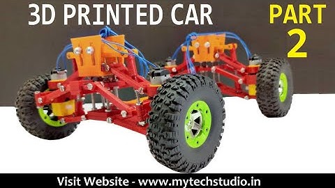 How to make a 3d printed rc car using arduino (Part-2) | My Tech Studio