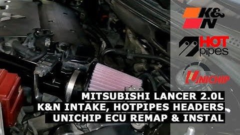 Mitsubishi Lancer SpeedLab K&N Intake, Hotpipes headers, Unichip ECU Remap Tuning