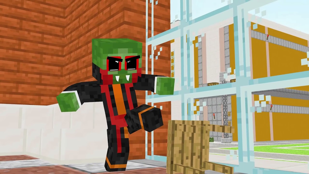 Дети монстры анимация Майнкрафт Вампиры Зомби / Babys monsters Zombie Vampire Animations minecraft