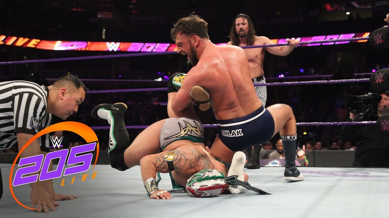 Lucha House Party vs. Drew Gulak, The Brian Kendrick &amp; Jack Gallagher: WWE 205 Live, June 12, 2018