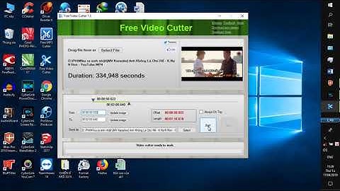 Hướng dẫn sử dụng free video cutter