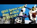 LEGO Space Land Alien ATTACK or RESCUE? 🎢👽 Stop Motion