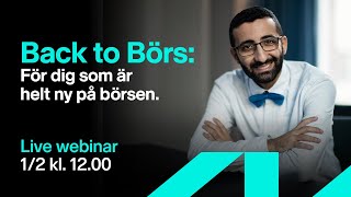 Webinar: Back to börs | Nordnet