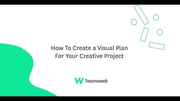 Teamweek Tutorials - How To Create A Visual Plan For Your Creative Project