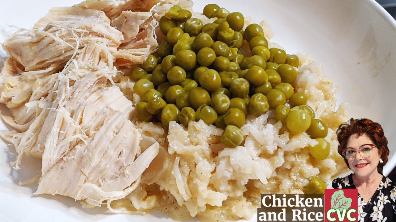 Crock Pot Chicken and Rice - Old Fashioned Southern Cooks