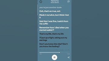 Thumbnail of Thats so true lyrics #song#lyrics credits-to@Gracieabrams