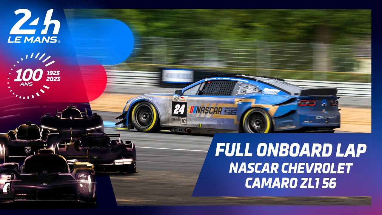 Enjoy an onboard lap in the Nascar Chevrolet innovation car at the 24 Hours of Le Mans 24h-lemans