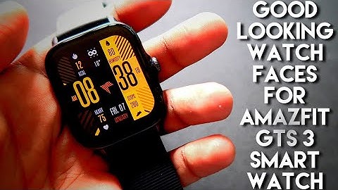 Good looking Watch Faces from Zepp App for Amazfit Gts 3.