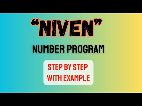What is NIVEN OR  Harshad Number ? | NIVEN OR  Harshad Number program | Harshad Number क्या हैं ?
