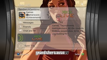 GTA IV Xbox 360 Blades Dashboard Theme
