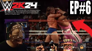 WWE 2K24 Showcase Gameplay Walkthrough Part 6 - Bret Hart vs Rowdy Roddy Piper (LEGEND DIFFICULTY)