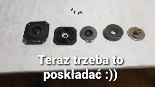 Sklejanie i centrowanie magnesu głośnika wysokotonowego Revac Torino ITALY screenshot 5