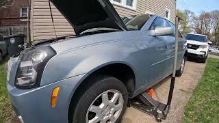 2007 cadillac CTS Replace front Pads,Rotors & caliper Replace Front Pads Rotors Cadillac Cts Gettinjunkdone