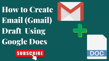 Create Email (Gmail) Draft using Google Docs | Google Docs Features @TecMonday