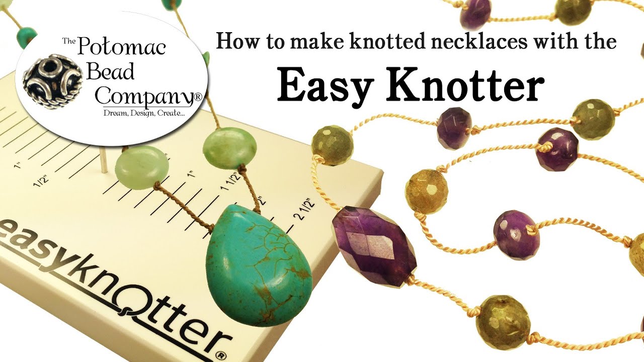 How to Use the Beadalon Knot a Bead Tabletop Knotter Tool 
