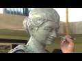 Contemporary Cement Sculpting Camp, Karnataka - Women Grinding Rice Sculpture