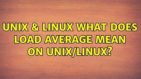 Unix & Linux: What does load average mean on Unix/Linux? (4 Solutions!!)