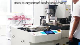 Blade Battery Ceramic Heating Ring screen printing process #screenprinter #screenprinting