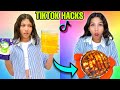 We Tested VIRAL TikTok FOOD HACKS... **SHOCKING** | Familia Diamond