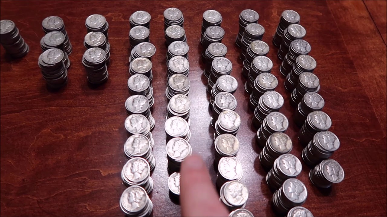 UPDATE: Results for My 2,000 Mercury Dimes Order! - YouTube