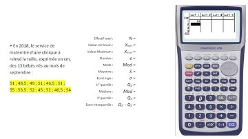 Tuto CASIO : Comment calculer les principaux indicateurs statistiques sur une Casio Graph 25+/35+ ?