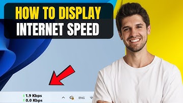 How to Display Internet Speed Meter on Windows 11 | Show Download & Upload Speed
