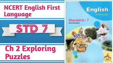STD 7 NCERT English Textbook solution | Ch 1 Exploring symbols