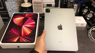 Apple Ipad Pro 11 Inch 2021 3rd Generation With M1 Chip Unboxing  First Boot Up space Gray