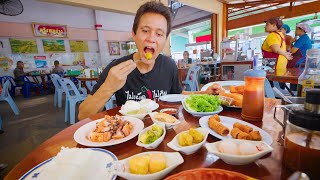 Dim Sum Breakfast of Champions!! BEST THAI FOOD in Remote Thailand!