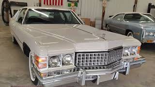 1974 Cadillac Coupe DeVille with 10K-Miles! Cold start and Power Accessories.