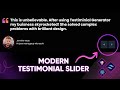 Testimonial Slider On Website ।। Using React ।। Tailwindcss