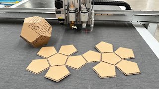 CNC Honeycomb Cardboard Carton Box Cutting Machine