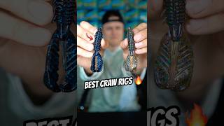 The ONLY 3 Ways You Should Rig a Craw 🎣✅ #fishing
