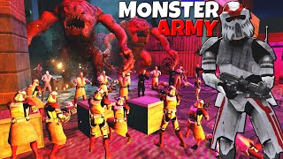 Coruscant Invaded by MONSTER Army! - Men of War: Star Wars Mod Battle Simulator