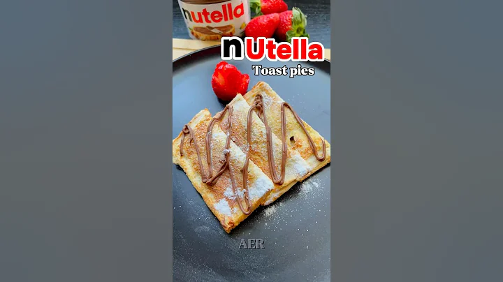 "THE ULTIMATE NUTELLA HACK! 5 Mins Nutella Toast Pies 🥧✨😋#shorts #shortsfeed #trending