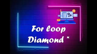 ASTERISK DIAMOND IN C++ USING FOR LOOP STATEMENT