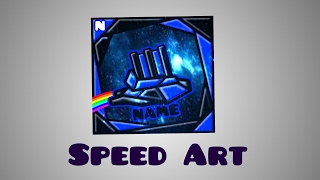 GEOMETRY DASH LOGO SPEED ART // HOW TO MAKE A GD LOGO | WITH MUSIC