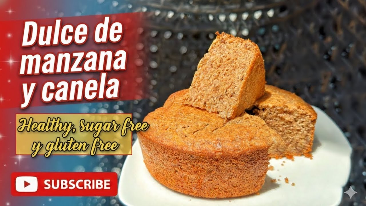 Dulce de Manzana y Canela: Receta Sin Gluten, Sin Azúcar y saludable ¡Fácil de preparar!