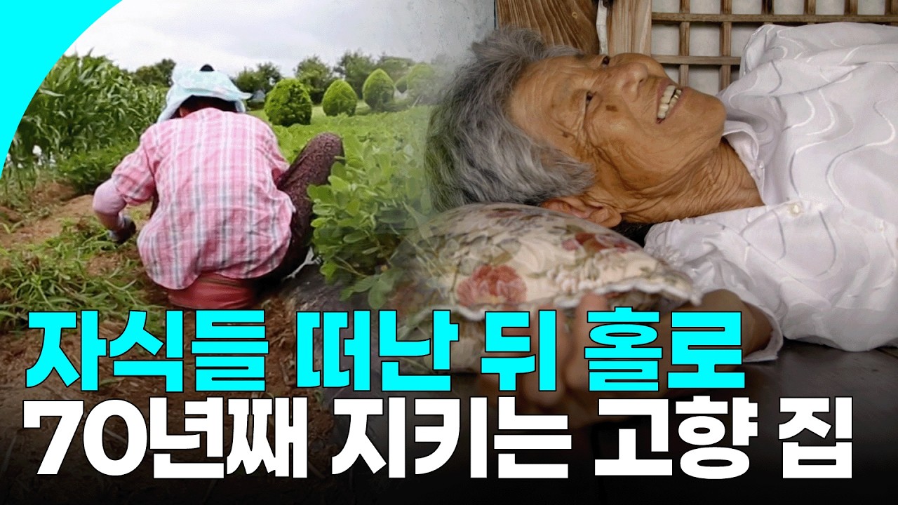 혼자 지내는 어머니는 무얼 하며 하루를 보내실까? 자식들이 모두 떠난 고향 집을 지키는 87세 어머니 I KBS 160916 방송