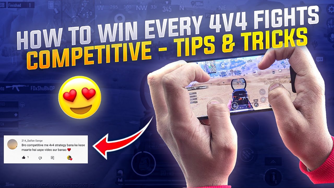 ⁣How To Take 4v4 Squad Fights In Competitive #1 | BGMI - Tips & Tricks | The Gamer Ajay