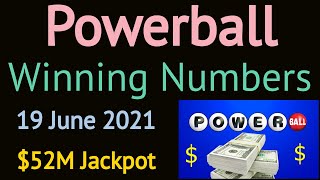 Today Powerball Winning Numbers Saturday 19 June 2021. Powerball Drawing Result Tonight 6/19/2021